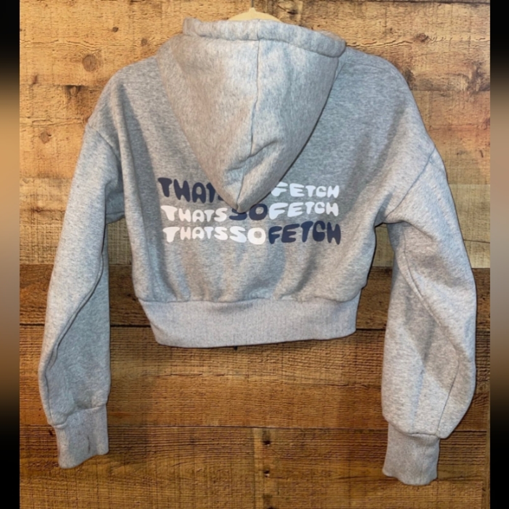 Thatssofetch Cropped Zip Up Jacket - image 2